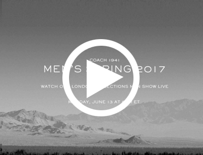 COACH Men's Spring 2017 Runway Show Live