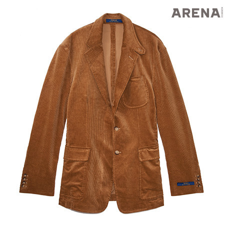 3 은은한 광택의 갈색 코듀로이 재킷
30만원대 폴로 랄프 로렌 제품.