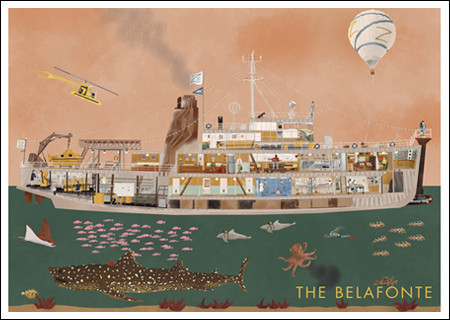 ‘The Belafonte Inspired
by The Life Aquatic with
Steve Zissou’ Archival
Pigment Print, 2011
ⓒ Max Dalton